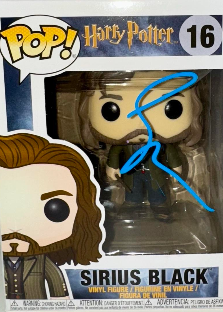 Gary Oldman Signed Funko Pop #16 "Sirius Black" (Harry Potter) - Beckett COA #03
